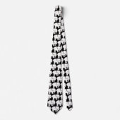 White Elephants Design Necktie Krawatte (Vorderseite)