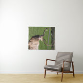 White Elk Tapestry Wandteppich (Beispiel (Horizontal))