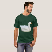 White Emden Goose T - Shirt (Vorne ganz)