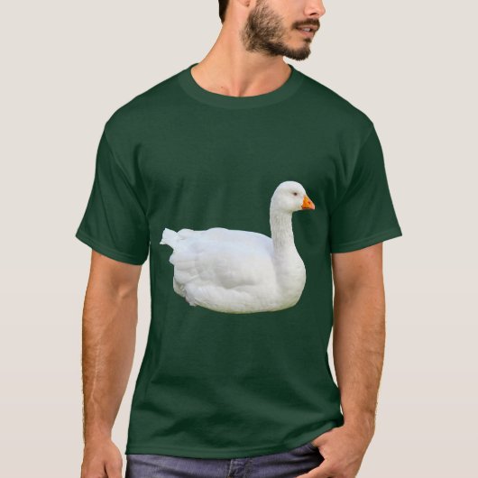 White Emden Goose T - Shirt (Vorderseite)