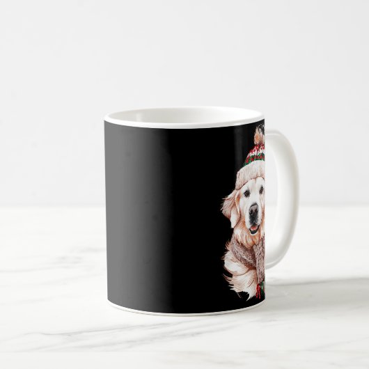 White English Cream Golden Retriever Mom Dog Puppy Kaffeetasse (VorderseiteRechts)