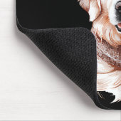 White English Cream Golden Retriever Mom Dog Puppy Mousepad (Ecke)