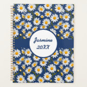 White English Daisies on Blue Planer (Vorderseite)