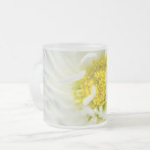 White English Daisy Blume Mattglastasse (Vorderseite Links)
