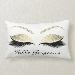 White Eyes Makeup Lash Hallo Gorgeous Champaigne Lendenkissen