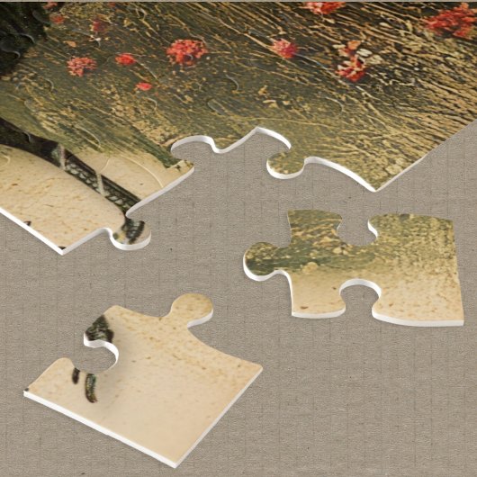 White Faced Black Spanish Bantam Roosters Chickens Puzzle