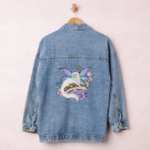 White Fairy Cat Mushroom Jeansjacke (Hangar)