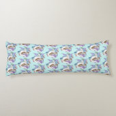 White Fairy Cat Mushroom Seitenschläferkissen (Rückseite)