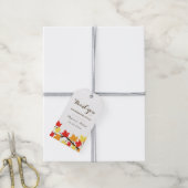 White Fall Maple Leaf Herbstblatt Hochzeitsgeschen Geschenkanhänger (Mit Garn)