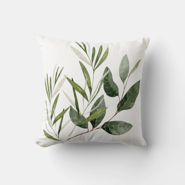 WHITE FALLEN BRANCH PILLOW KISSEN (Vorderseite)