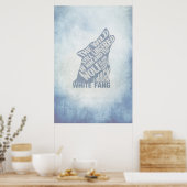 White Fang von Jack London Book Quote Poster (Küche)