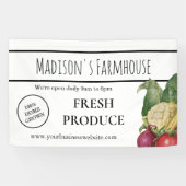 White Farm Produce Farm Business Banner (Horizontal)