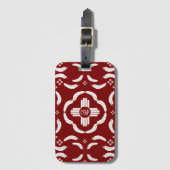 White Feather ZIa Gepäckanhänger (Vorderseite Vertikal)