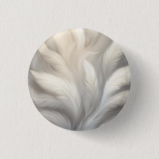 White Feathers Button (Vorderseite)