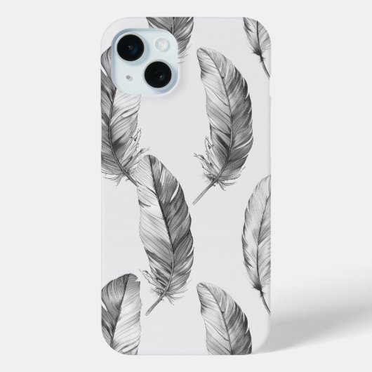 White Feathers Case-Mate iPhone Hülle (Rückseite)