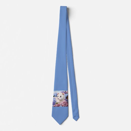 White Ferret & Blume Neck Tie Krawatte (Vorderseite)