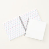 White #FFFFFF Spiral Notebook Notizblock (Innenseite)
