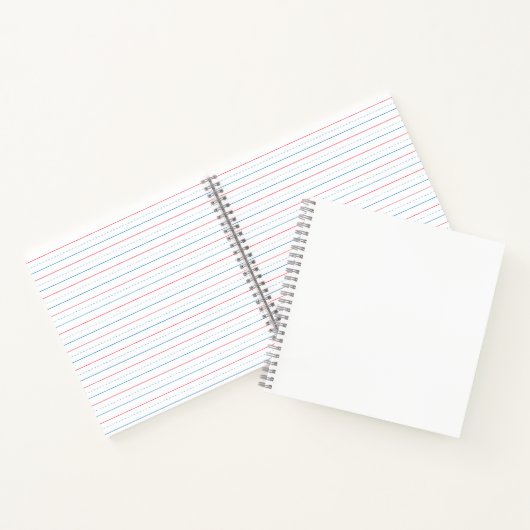 White #FFFFFF Spiral Notebook Notizblock (Innenseite)