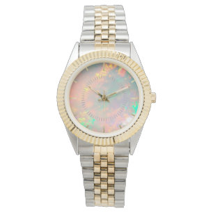 White Fire Opal Armbanduhr