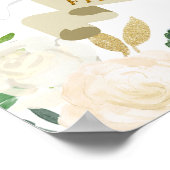 White First CommunityWelcome Sign Poster (Ecke)