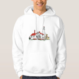 White Fish Point Leuchtturm Michigan Hoodie