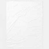White Fleece Blanket (Vorderseite)