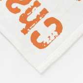 White Fleece Blankname Collage Autunm Fall (Ecke)