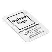 White Flexible Foto Magnet (Rechte Seite)