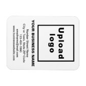 White Flexible Foto Magnet (Horizontal)