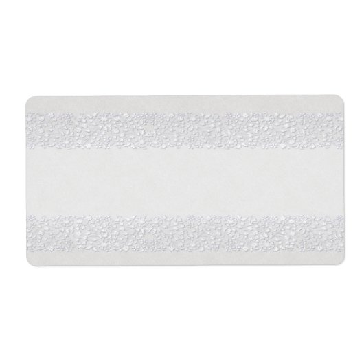 White Floral Apothecary Label (Vorne)