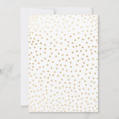 White Floral Baby Sprinkle von ZOOM Babydusche Einladung (Rückseite)