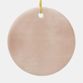 White Floral Geometric Godmutter Weihnachtsgeschen Keramik Ornament (Hinten)