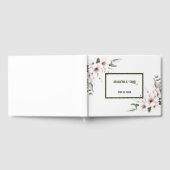 White Floral Guest Book Gästebuch (Voll)