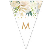 White Floral Mommy zum Banner Banner zu stanzen (Dritte Fahne)