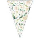 White Floral Mommy zum Banner Banner zu stanzen (Erste Fahne)