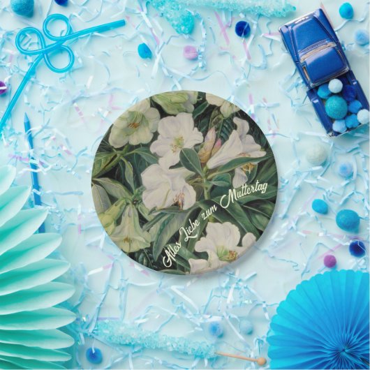 White Floral Paper Teller (Party)