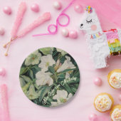 White Floral Paper Teller (Party)