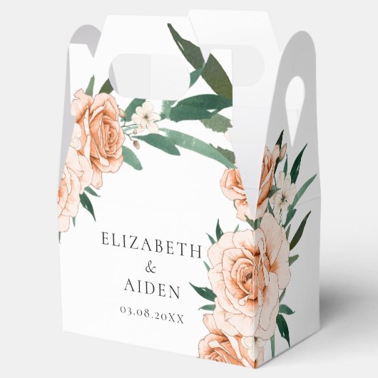 White Floral Wedding Collection Geschenkschachtel (Geöffnet)