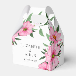White Floral Wedding Collection Gevor Box Geschenkschachtel