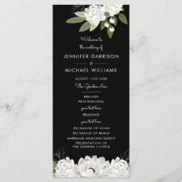 White Floral Wedding Sprigs Programm