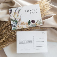 White Floral Wedding Vielen Dank