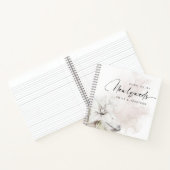 White Florals wünscht sich ein neues Gästebuch Notizblock (Innenseite)