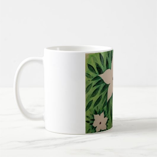 White Flowers Kaffeetasse (Links)