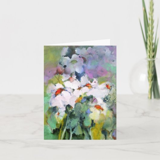 White Flowers ・ Michelle Abrams - card Karte (Vorderseite)