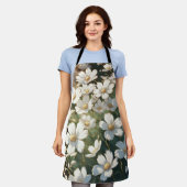 White flowers schürze (Getragen)