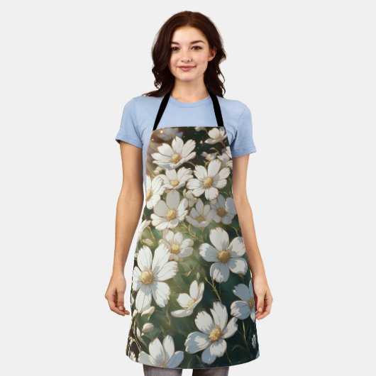 White flowers schürze (Getragen)