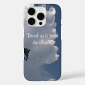 White Fluffy Clouds Handy Case (Rückseite)