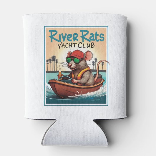 White Foam Can Koozie Dosenkühler (Rückseite)