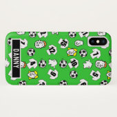 White Football Shirts Design. Case-Mate iPhone Hülle (Rückseite (Horizontal))