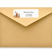 White Foto Hochzeitsskript-Rücksendeadresse